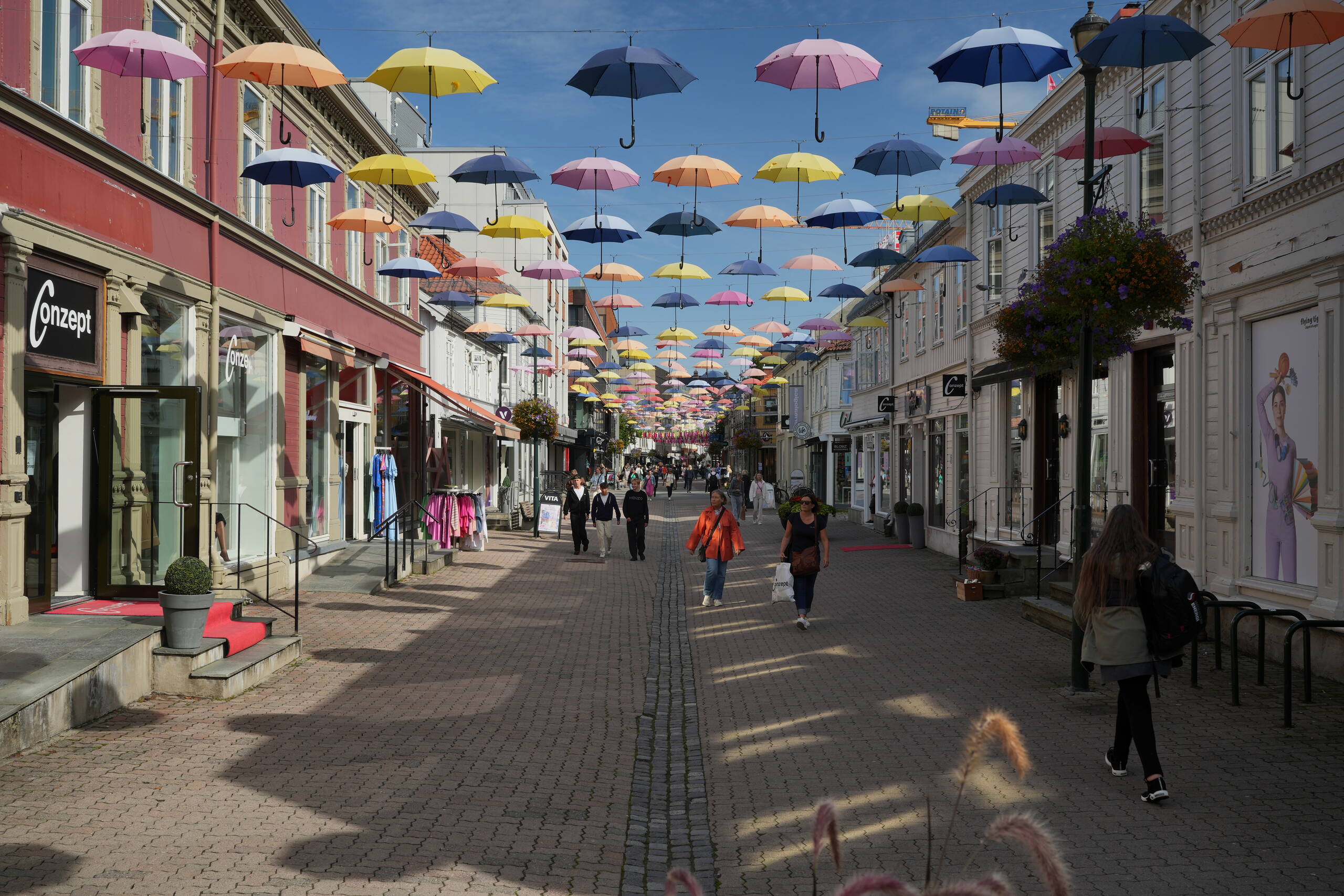 An image of Umbrella street.